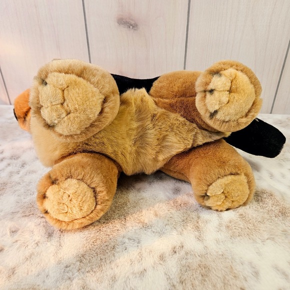 German Shepherd 17" Realistic Stuffed Animal Plush Moveable Head Vintage Chosun - Picture 8 of 10